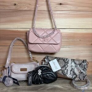 4-Piece NWT Handbag Bundle Gilda Paris Wrangler Jen & Co